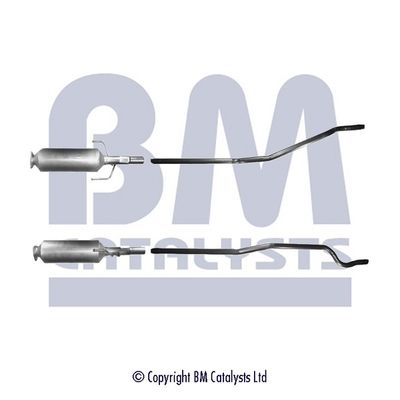 BM CATALYSTS Сажевый / частичный фильтр, система выхлопа ОГ BM11019P